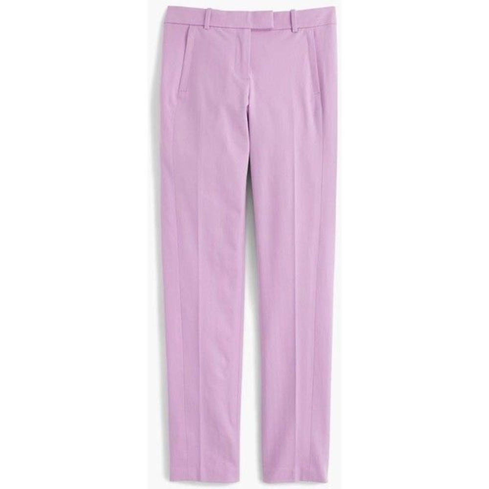 J. Crew Maddie Trouser Pant in Purple/Lilac (Petite 000)
